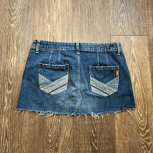American Eagle Outfitters Denim Mini Skirt - Blue